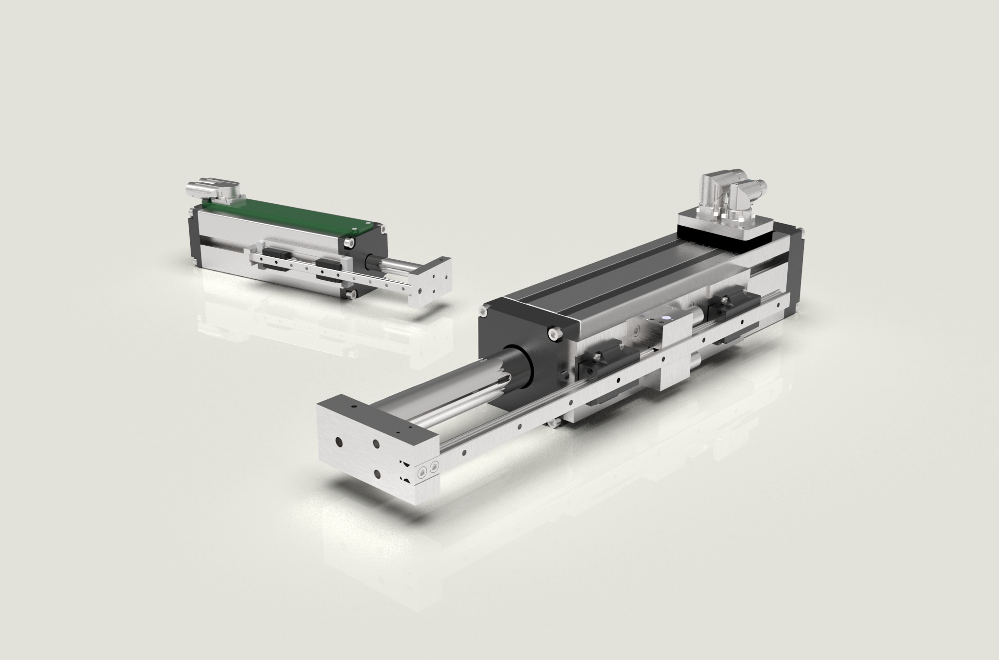 Verdrehsicherung mit pneumatischem Klemmelement für Vertikalachsen