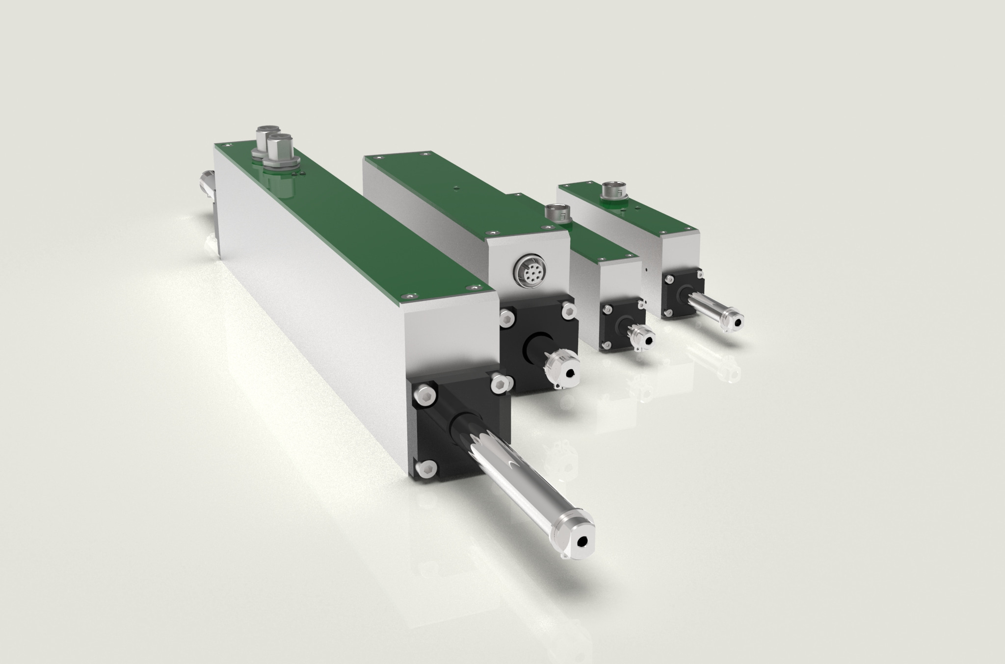 Miniaturisierte Linearmotoren mit integriertem Servoregler