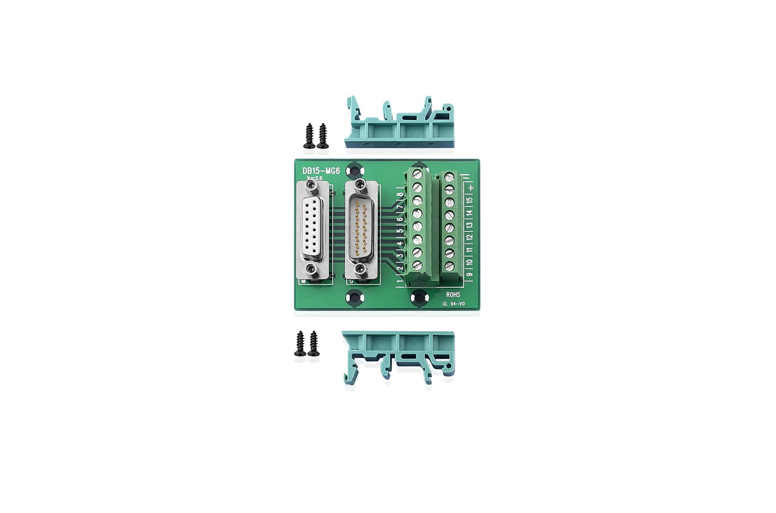 Klemmleiste mit Stecker - db15_terminal_din-1